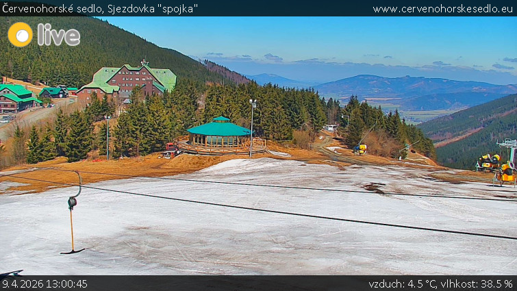 Červenohorské sedlo - Sjezdovka "spojka" - 9.4.2026 v 13:00