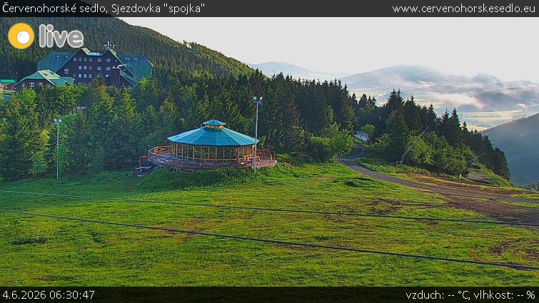 Červenohorské sedlo - Sjezdovka "spojka" - 4.6.2026 v 06:30