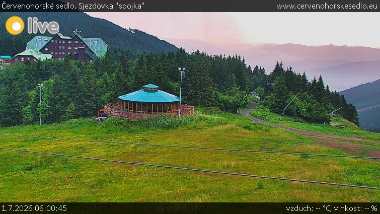 Červenohorské sedlo - Sjezdovka "spojka" - 1.7.2026 v 06:00