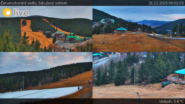 Červenohorské sedlo - Sdružený snímek  - 21.12.2025 v 08:01