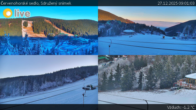Červenohorské sedlo - Sdružený snímek  - 27.12.2025 v 09:01