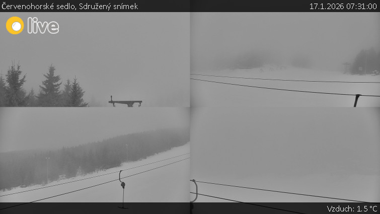 Červenohorské sedlo - Sdružený snímek  - 17.1.2026 v 07:31
