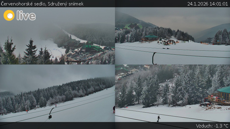 Červenohorské sedlo - Sdružený snímek  - 24.1.2026 v 14:01
