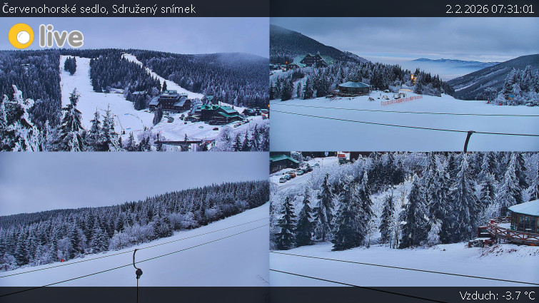 Červenohorské sedlo - Sdružený snímek  - 2.2.2026 v 07:31