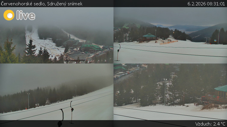 Červenohorské sedlo - Sdružený snímek  - 6.2.2026 v 08:31