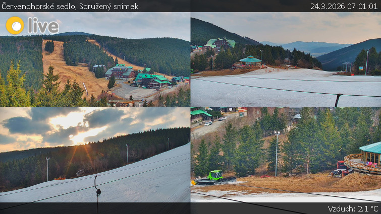 Červenohorské sedlo - Sdružený snímek  - 24.3.2026 v 07:01