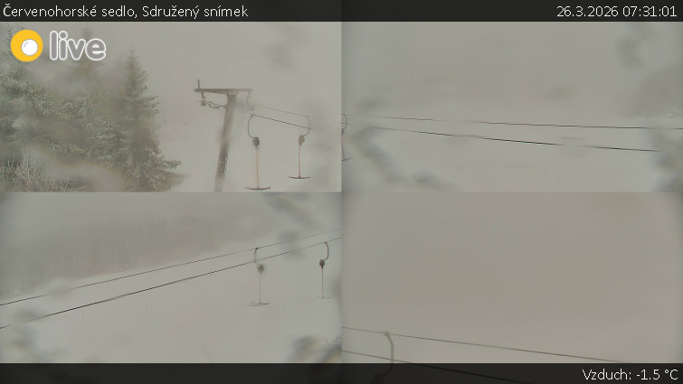 Červenohorské sedlo - Sdružený snímek  - 26.3.2026 v 07:31