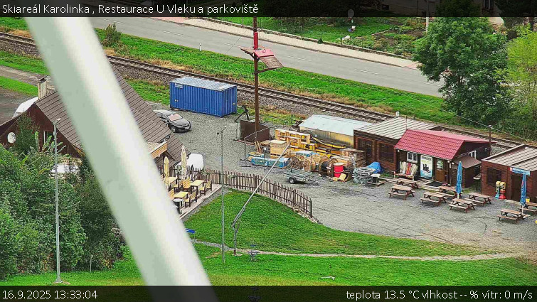 Skiareál Karolinka  - Restaurace U Vleku a parkoviště - 16.9.2025 v 13:33