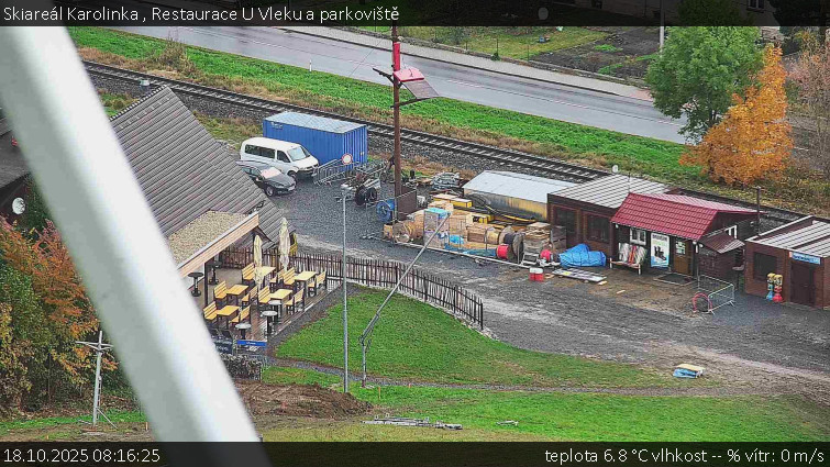 Skiareál Karolinka - Restaurace U Vleku a parkoviště - 18.10.2025 v 08:16 Skiareál Karolinka - Restaurace U Vleku a parkoviště - 18.10.2025 v 08:16
