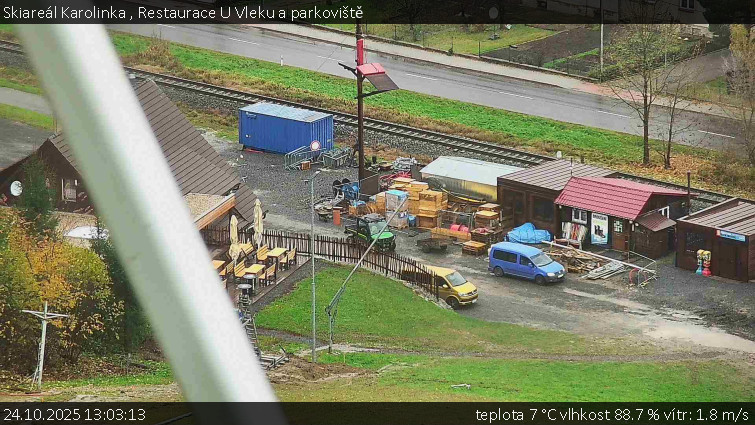 Skiareál Karolinka  - Restaurace U Vleku a parkoviště - 24.10.2025 v 13:03