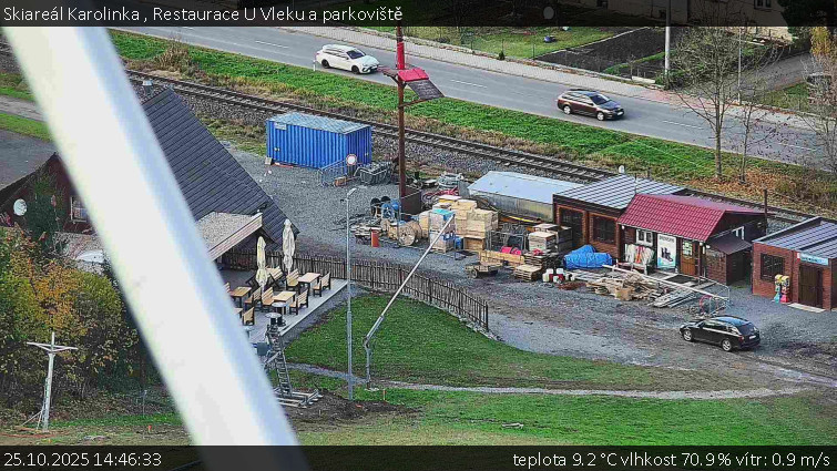 Skiareál Karolinka  - Restaurace U Vleku a parkoviště - 25.10.2025 v 14:46 Skiareál Karolinka  - Restaurace U Vleku a parkoviště - 25.10.2025 v 14:46