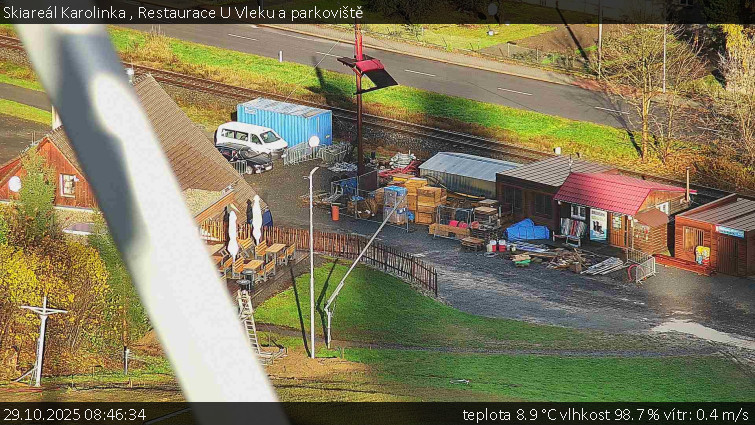Skiareál Karolinka  - Restaurace U Vleku a parkoviště - 29.10.2025 v 08:46