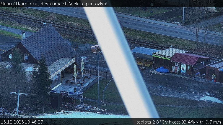 Skiareál Karolinka  - Restaurace U Vleku a parkoviště - 15.12.2025 v 13:46