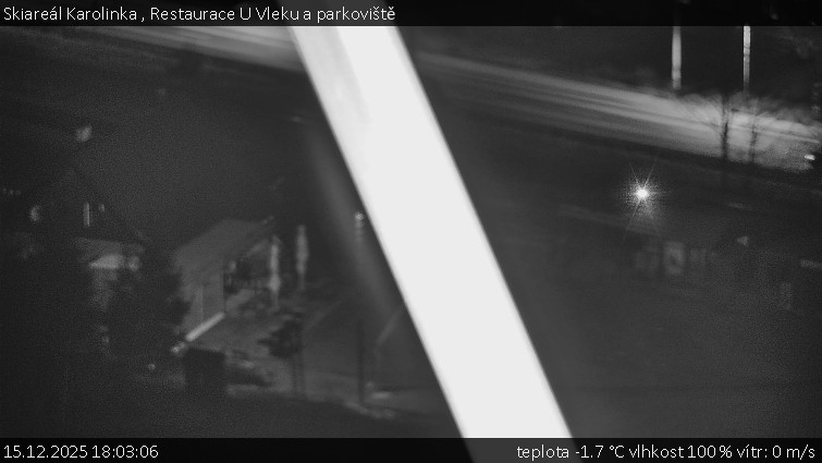 Skiareál Karolinka  - Restaurace U Vleku a parkoviště - 15.12.2025 v 18:03
