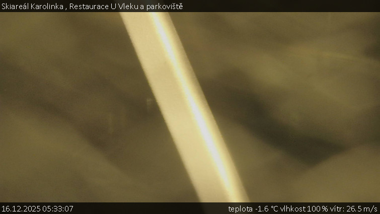 Skiareál Karolinka  - Restaurace U Vleku a parkoviště - 16.12.2025 v 05:33