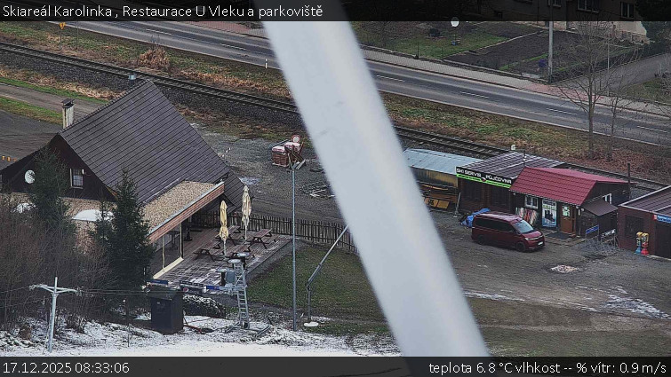 Skiareál Karolinka  - Restaurace U Vleku a parkoviště - 17.12.2025 v 08:33