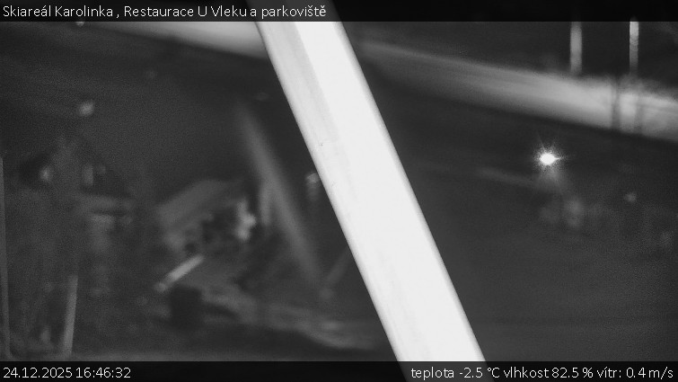 Skiareál Karolinka  - Restaurace U Vleku a parkoviště - 24.12.2025 v 16:46