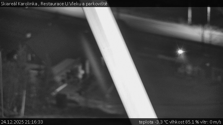 Skiareál Karolinka  - Restaurace U Vleku a parkoviště - 24.12.2025 v 21:16