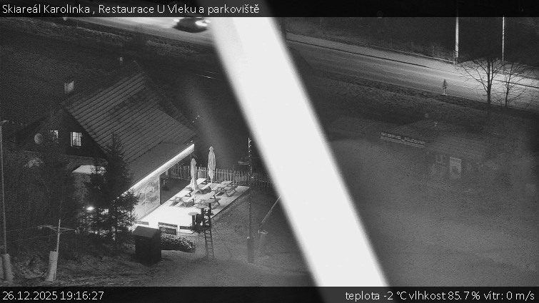 Skiareál Karolinka  - Restaurace U Vleku a parkoviště - 26.12.2025 v 19:16