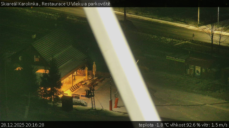 Skiareál Karolinka  - Restaurace U Vleku a parkoviště - 28.12.2025 v 20:16