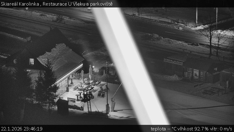 Skiareál Karolinka  - Restaurace U Vleku a parkoviště - 22.1.2026 v 23:46