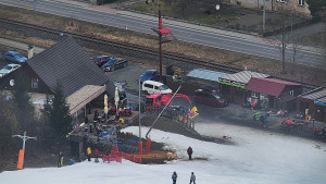 Skiareál Karolinka  - Restaurace U Vleku a parkoviště - 4.3.2026 v 12:46