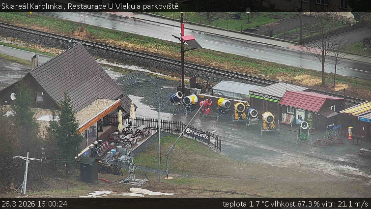 Skiareál Karolinka  - Restaurace U Vleku a parkoviště - 26.3.2026 v 16:00