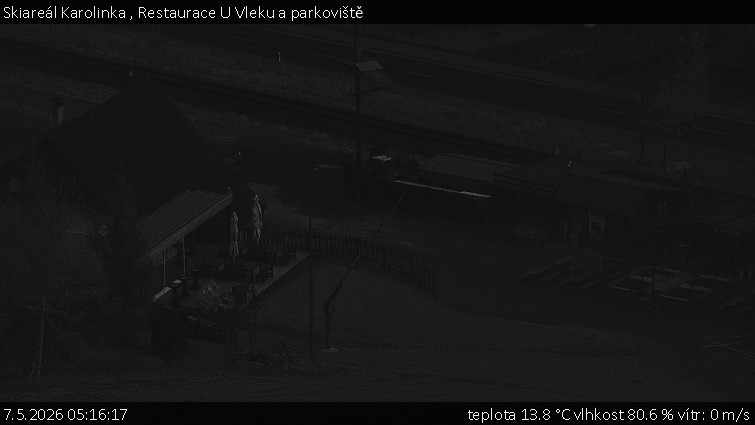 Skiareál Karolinka  - Restaurace U Vleku a parkoviště - 7.5.2026 v 05:16