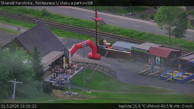 Skiareál Karolinka  - Restaurace U Vleku a parkoviště - 31.5.2026 v 18:16