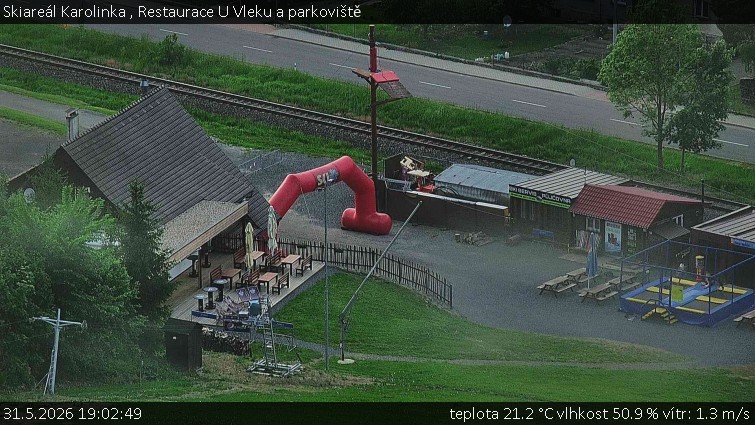 Skiareál Karolinka  - Restaurace U Vleku a parkoviště - 31.5.2026 v 19:02