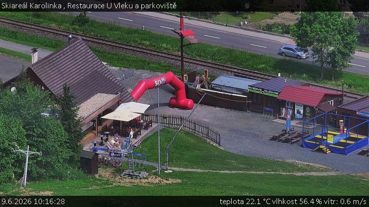 Skiareál Karolinka  - Restaurace U Vleku a parkoviště - 9.6.2026 v 10:16