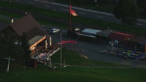 Skigebiet Karolinka - Restaurant U Vleku und Parkplatz - 31.7.2026 v 05:46 Skigebiet Karolinka - Restaurant U Vleku und Parkplatz - 31.7.2026 v 05:46