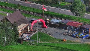 Skigebiet Karolinka - Restaurant U Vleku und Parkplatz - 31.7.2026 v 07:46 Skigebiet Karolinka - Restaurant U Vleku und Parkplatz - 31.7.2026 v 07:46