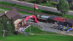Skigebiet Karolinka - Restaurant U Vleku und Parkplatz - 31.7.2026 v 08:46 Skigebiet Karolinka - Restaurant U Vleku und Parkplatz - 31.7.2026 v 08:46