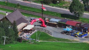 Skigebiet Karolinka - Restaurant U Vleku und Parkplatz - 31.7.2026 v 09:46 Skigebiet Karolinka - Restaurant U Vleku und Parkplatz - 31.7.2026 v 09:46