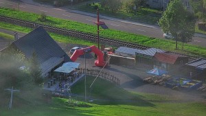 Skigebiet Karolinka - Restaurant U Vleku und Parkplatz - 31.7.2026 v 18:46 Skigebiet Karolinka - Restaurant U Vleku und Parkplatz - 31.7.2026 v 18:46