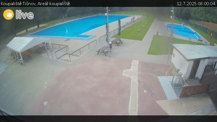 Koupaliště Tišnov - Areál koupaliště - 12.7.2025 v 08:00 Koupaliště Tišnov - Areál koupaliště - 12.7.2025 v 08:00