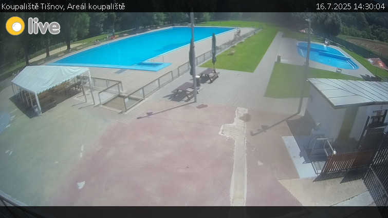 Koupaliště Tišnov - Areál koupaliště - 16.7.2025 v 14:30 Koupaliště Tišnov - Areál koupaliště - 16.7.2025 v 14:30