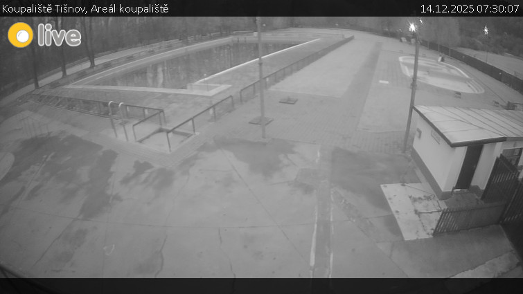Koupaliště Tišnov - Areál koupaliště - 14.12.2025 v 07:30