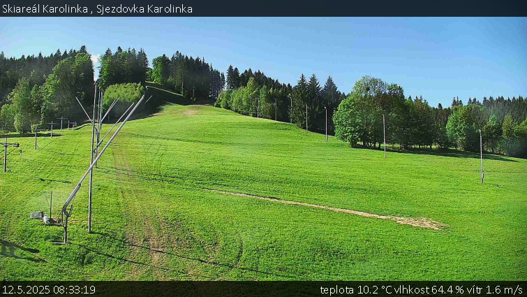 Skiareál Karolinka - Sjezdovka Karolinka - 12.5.2025 v 08:33 Skiareál Karolinka - Sjezdovka Karolinka - 12.5.2025 v 08:33
