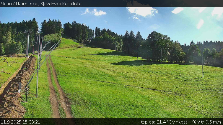 Skiareál Karolinka  - Sjezdovka Karolinka - 11.9.2025 v 15:33