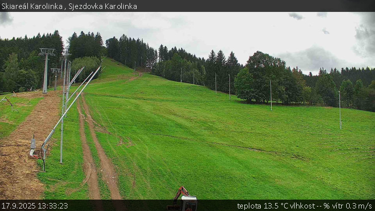 Skiareál Karolinka  - Sjezdovka Karolinka - 17.9.2025 v 13:33