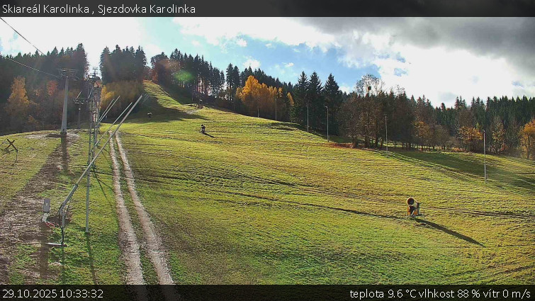 Skiareál Karolinka  - Sjezdovka Karolinka - 29.10.2025 v 10:33 Skiareál Karolinka  - Sjezdovka Karolinka - 29.10.2025 v 10:33