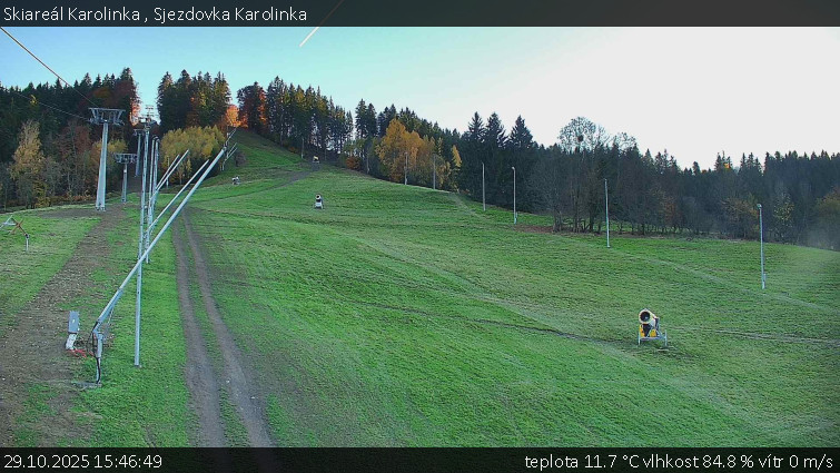 Skiareál Karolinka  - Sjezdovka Karolinka - 29.10.2025 v 15:46 Skiareál Karolinka  - Sjezdovka Karolinka - 29.10.2025 v 15:46