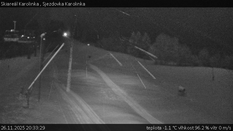 Skiareál Karolinka  - Sjezdovka Karolinka - 26.11.2025 v 20:33