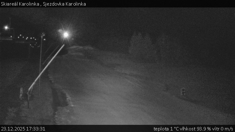 Skiareál Karolinka  - Sjezdovka Karolinka - 23.12.2025 v 17:33