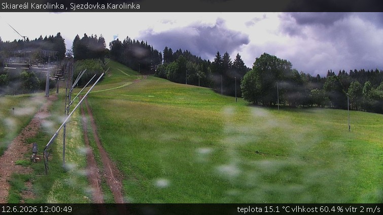 Skiareál Karolinka  - Sjezdovka Karolinka - 12.6.2026 v 12:00
