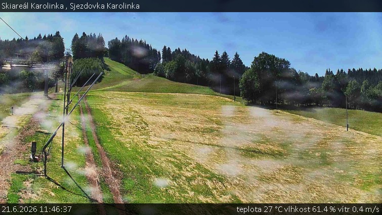 Skiareál Karolinka  - Sjezdovka Karolinka - 21.6.2026 v 11:46