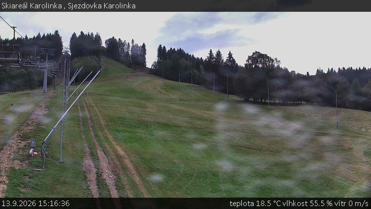 Skiareál Karolinka  - Sjezdovka Karolinka - 13.9.2026 v 15:16