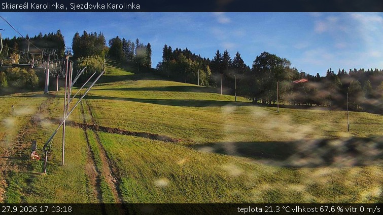 Skiareál Karolinka  - Sjezdovka Karolinka - 27.9.2026 v 17:03
